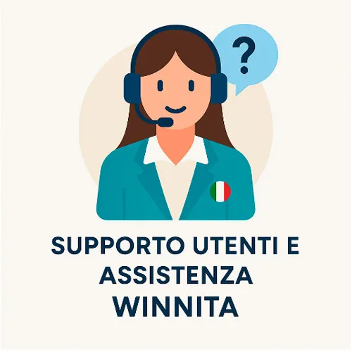 Assistenza clienti Winnita con chat e supporto dedicato