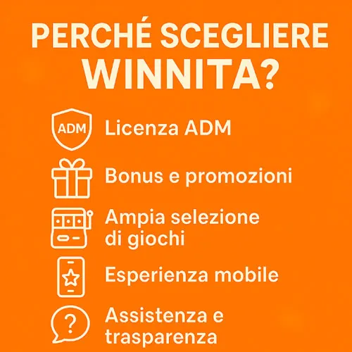 Vantaggi di Winnita Casino